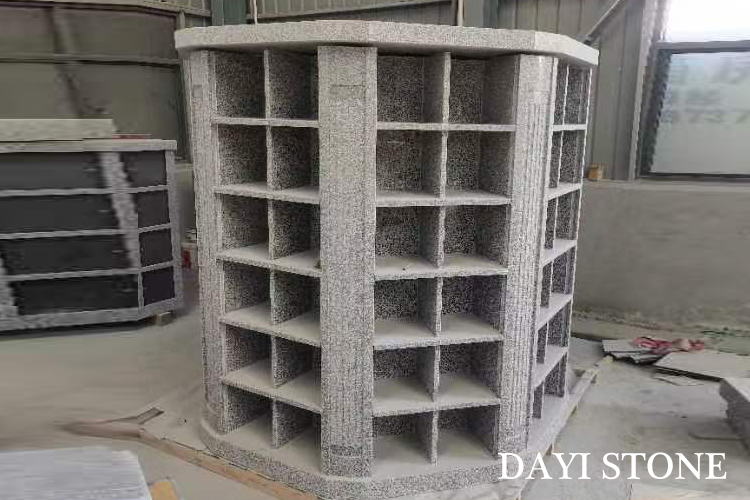 Columbarium Light Grey Granite Stone -USA headstone - Dayi Stone Columbarium Light Grey Granite Stone -USA headstone - Dayi Stone